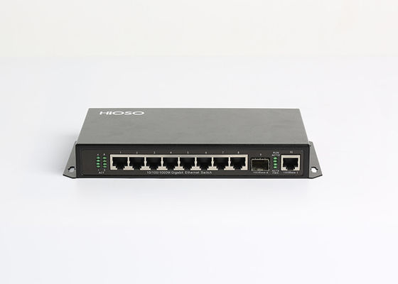 управление SNMP сети переключателя 1550nm 8GE 2 1000M управляемое SFP Poe