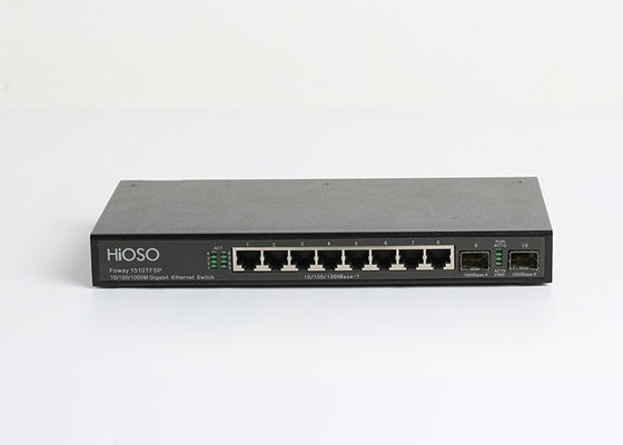 MAC 16K уча 8 портов переключателя 10 волокна SFP портов 1000M TP 2 1000M SFP