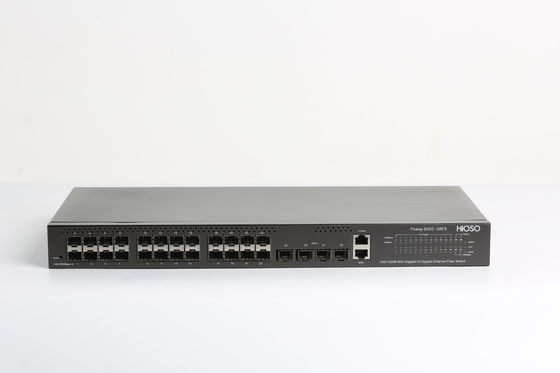 Порт переключателя сети 28 оптического волокна порта uplink AC110V 10G SFP+