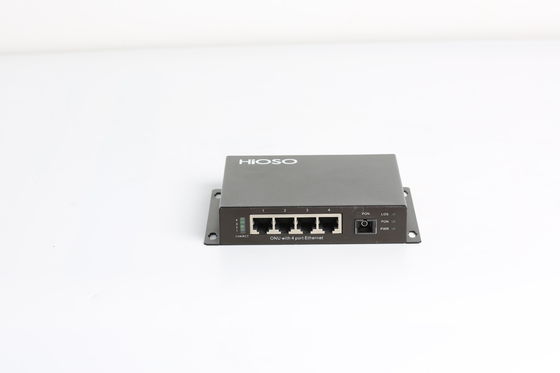 прибор портов сети стандарта Ethernet GPON ONU DC 12V 4 10/100M передачи 20km для FTTH OLT