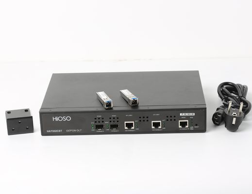 Тип AC220V Epon Olt FTTH порта HiOSO мини 2 автономный с 2 SFP Px20+++