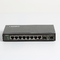 Переключатель локальных сетей гигабита переключателя доступа локальных сетей портов uplink волокна ge портов +2 Hioso 8 Rj45 TP