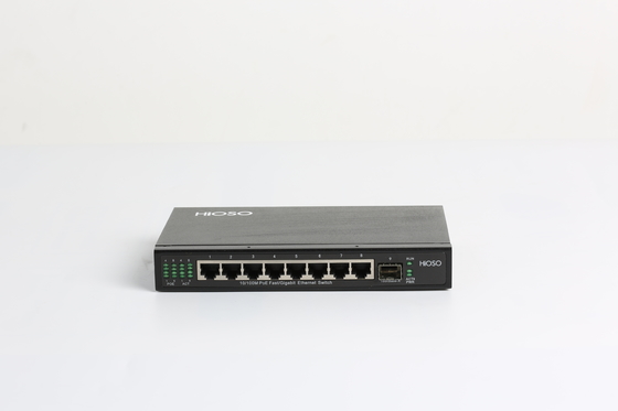 Порты сети 8 переключателя локальных сетей Poe с 1 гигабитом комбинированным гаван DC48V